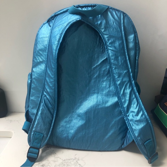 Kipling Backpack Metallic Blue - Picture 11 of 13